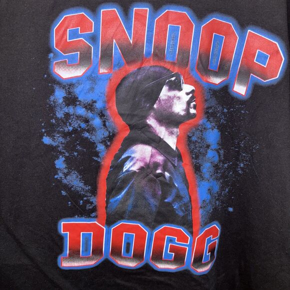 Dogg Supply Snoop Dogg T Shirt Black Graphic Print Cotton Blend 2XL Stretch - Picture 5 of 8